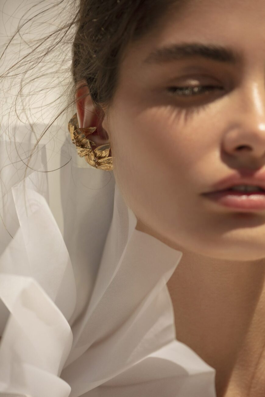 Earcuff Windy Leaves Flowing