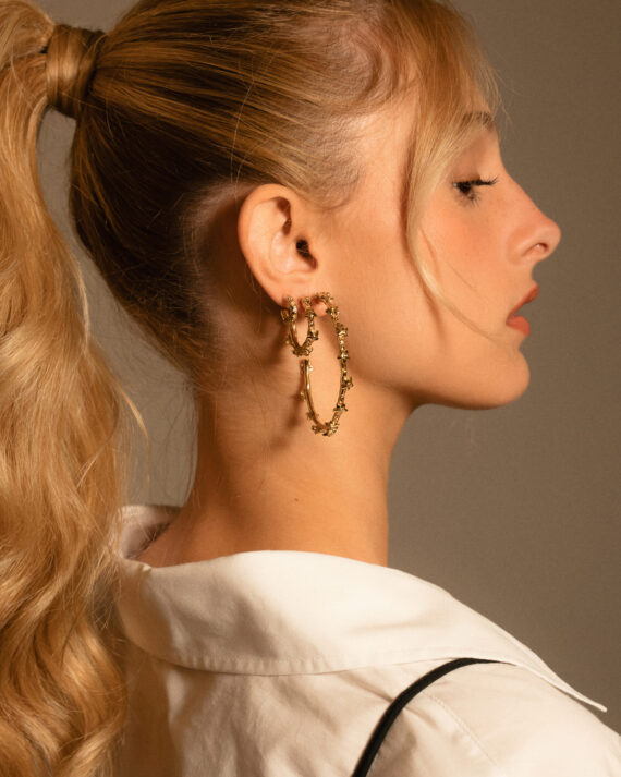 Brincos Constellation Hoop L