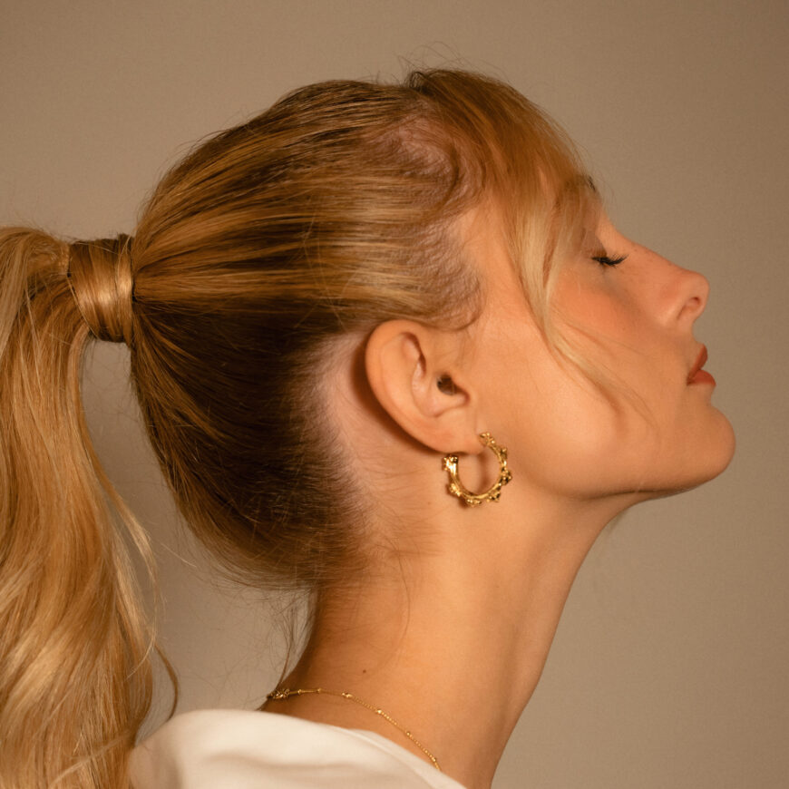 Brincos Constellation Hoop M